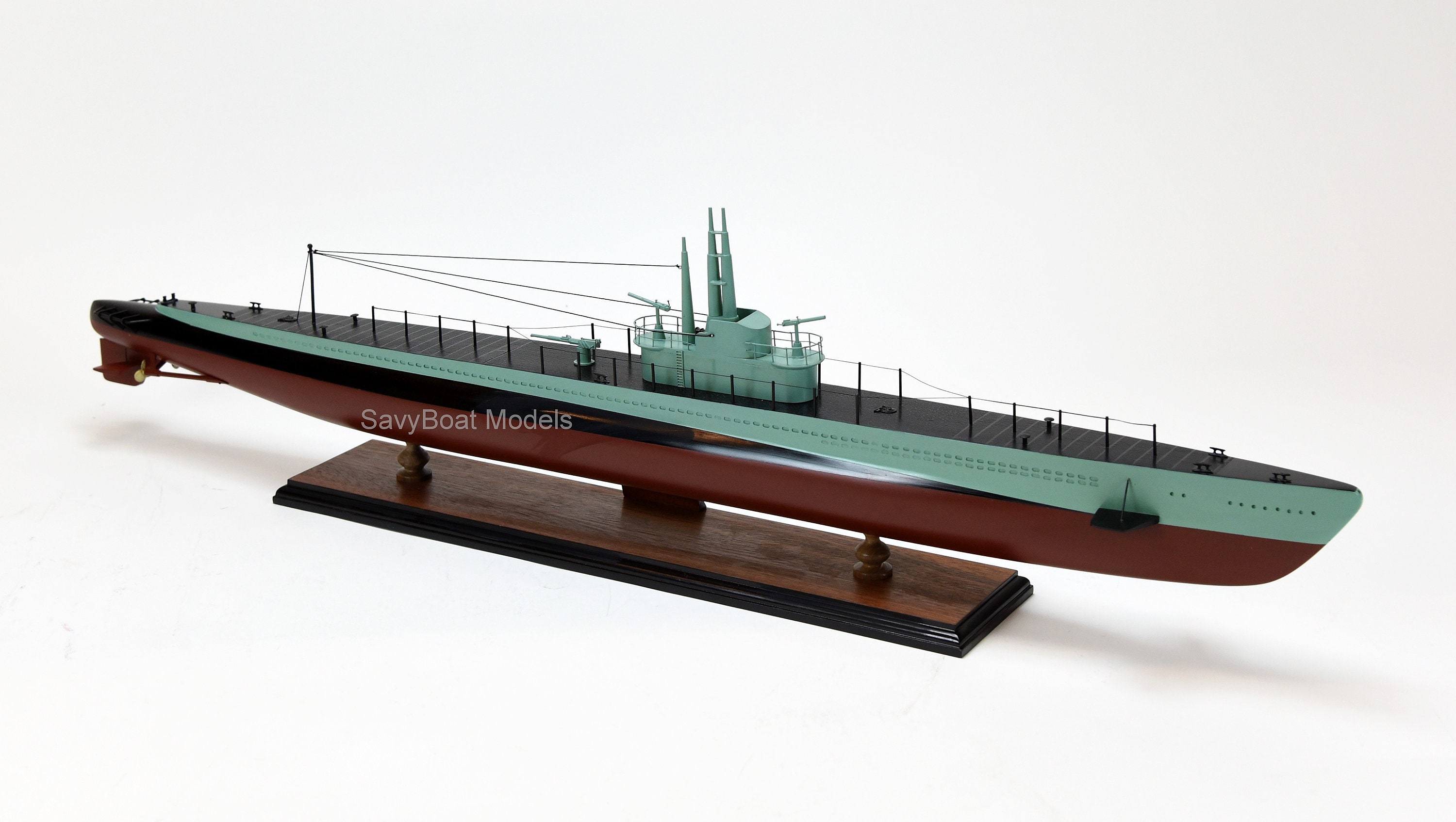 USS Balao BalaoClass Submarine Handmade Wooden Ship Model Etsy