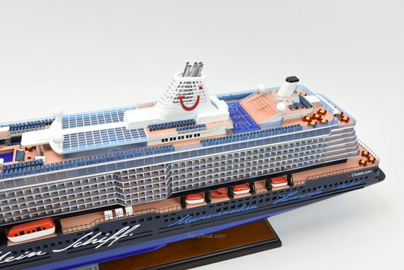 Mein Schiff 3 Cruise Ship Handmade Wooden Passenger Ship Model 44