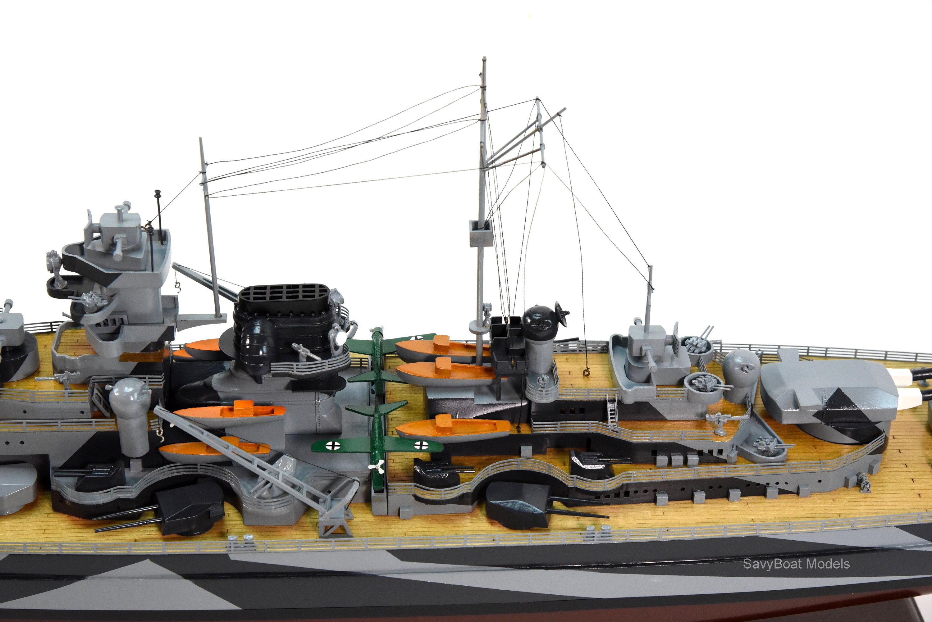 Nave da battaglia tedesca Tirpitz Nave in legno artigianale Etsy