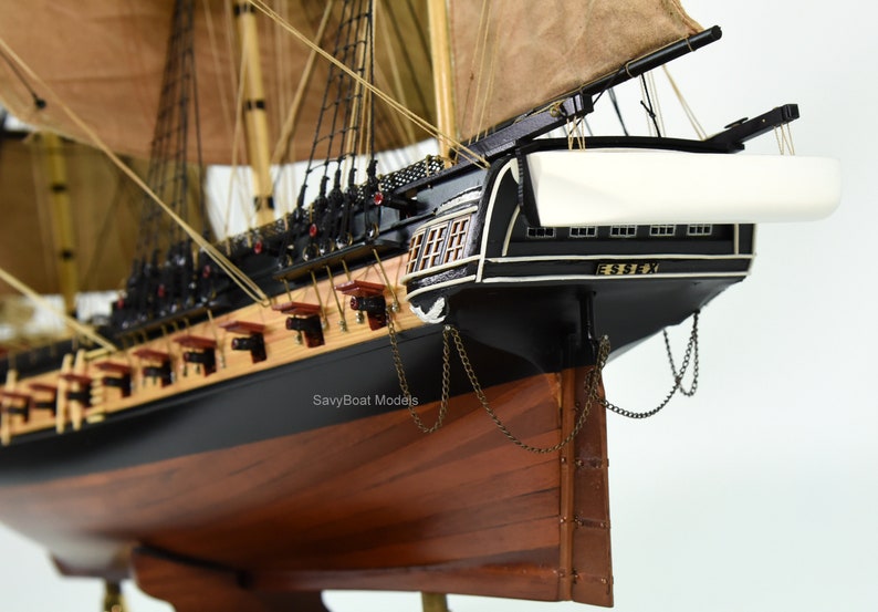 1799 USS Essex Sailing Frigate Tall Ship Model 32 Etsy