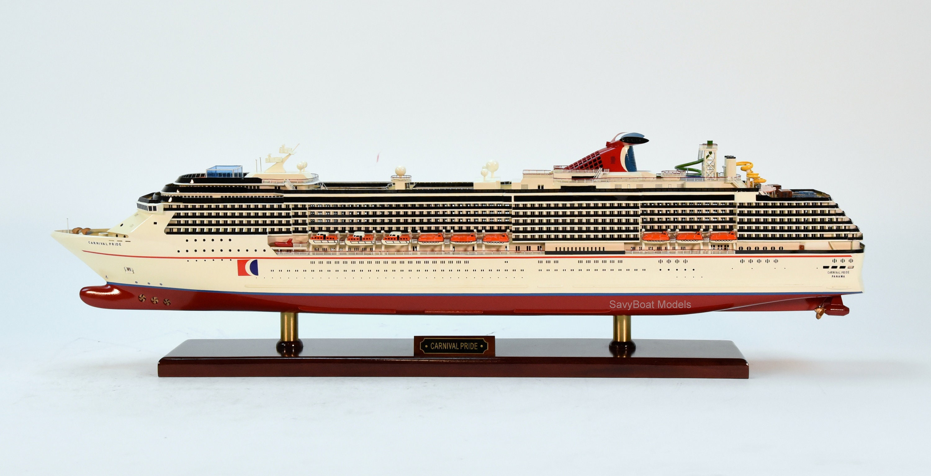 Carnival Pride Spirit Class Cruise Ship Wooden Ship Model Etsy