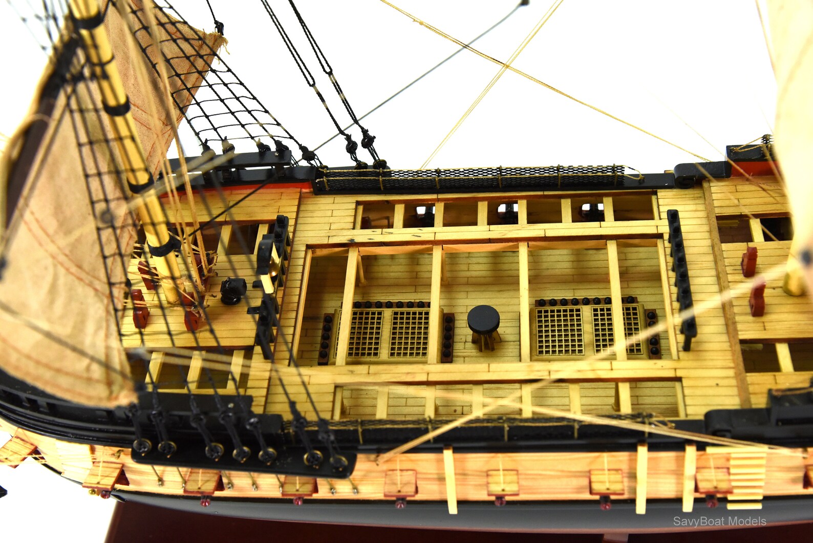 1799 USS Essex Sailing Frigate Tall Ship Model 32 Etsy