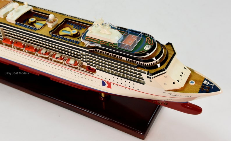 Carnival Pride Spirit Class Cruise Ship Wooden Ship Model Etsy