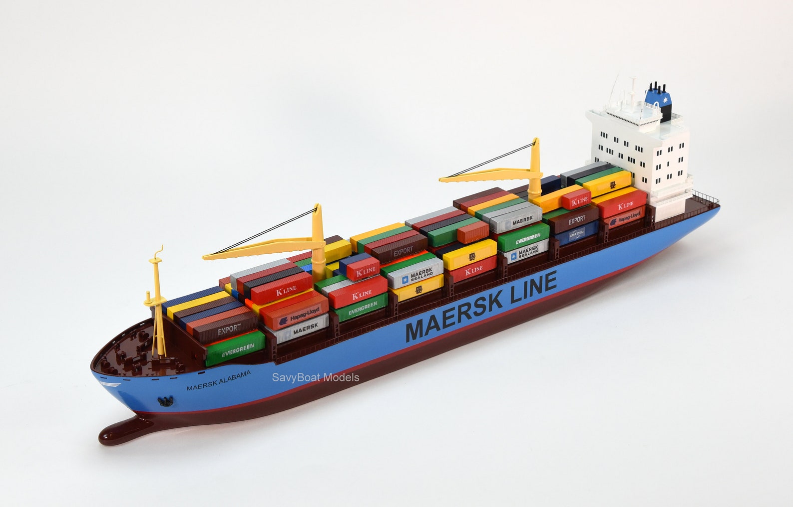 Maersk Alabama Container Ship 36 N Scale Waterline Etsy