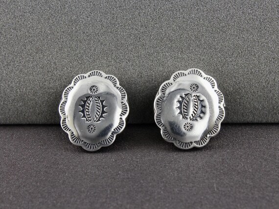 Stamped concho style native - Gem Stamped concho style native - Gem