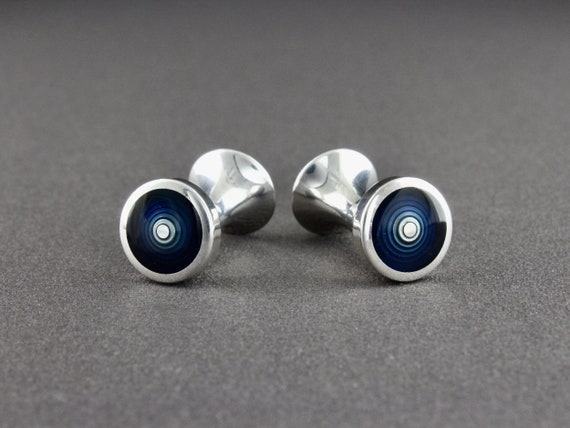 Cartier cufflinks blue shop