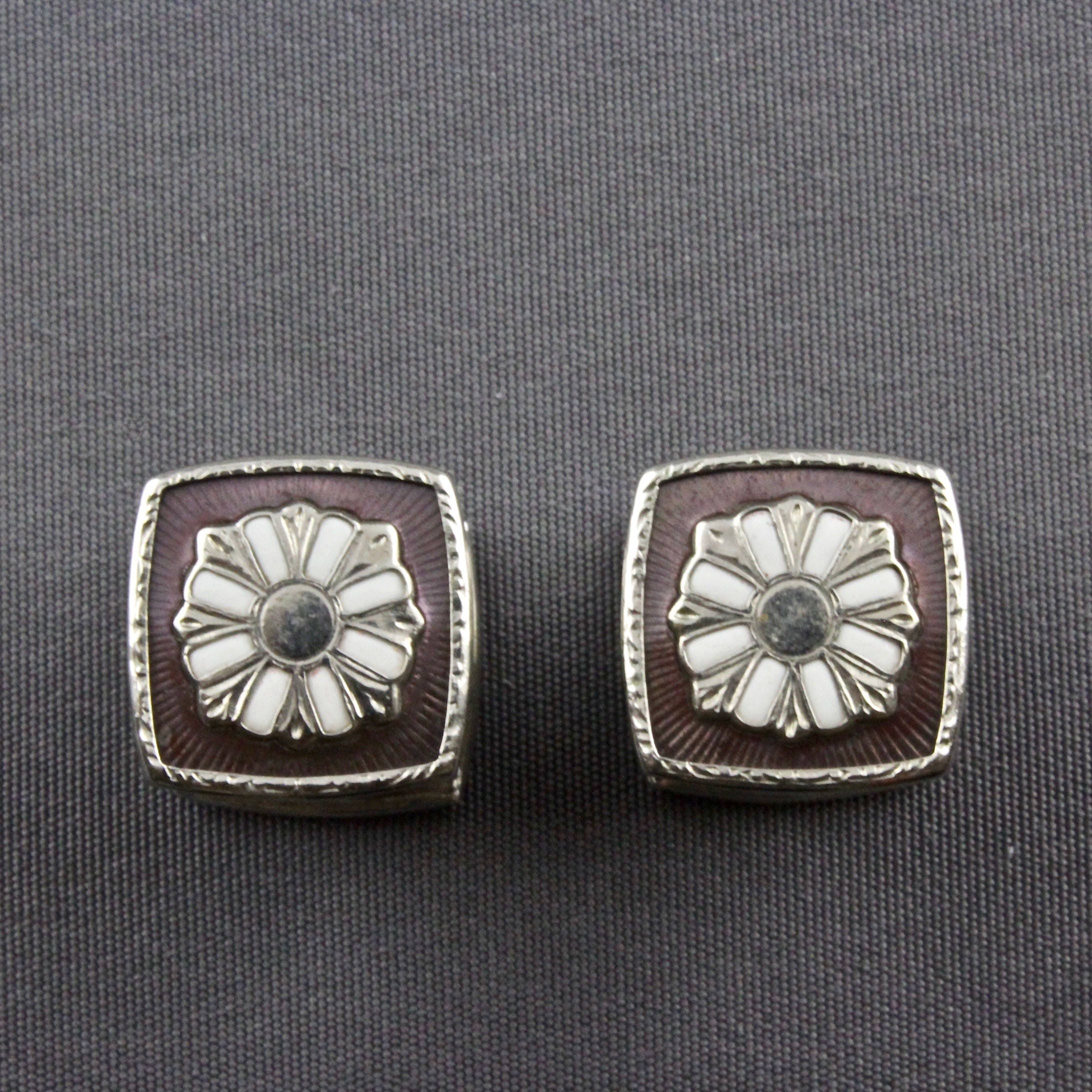 Kum-A-Part Cuff Buttons Links Snaps Baer & Wilde Art Deco