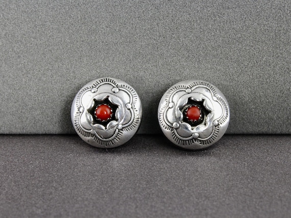 Stamped concho style native - Gem Stamped concho style native - Gem