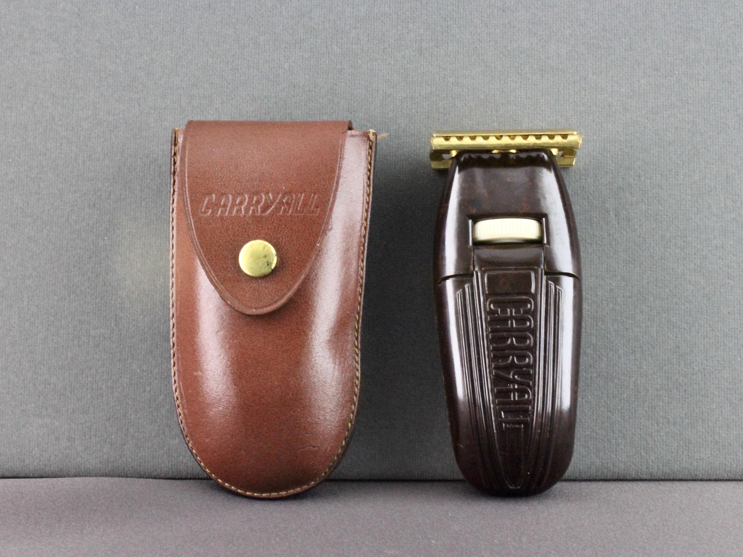 【極希少品]1920-30年代 SHELL アンティーク安全カミソリ &ケース Leather double edge razor cases - Etsy 日本