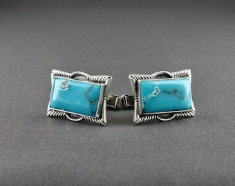 Boutons De Manchette Vintage Argentés Et Dorés Avec Motif Rose - Modèle 101017 - Occasion