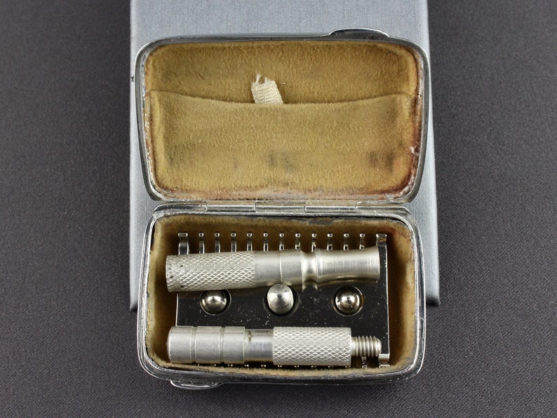 Sterling Safety Razor Vintage 1910s Silver Double Edge Safety Razor in A English Hallmarked ...