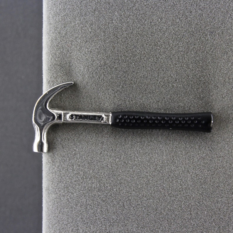 Vintage Stanley Tools Claw Hammer Tie Bar Tie Clip by Anson Etsy