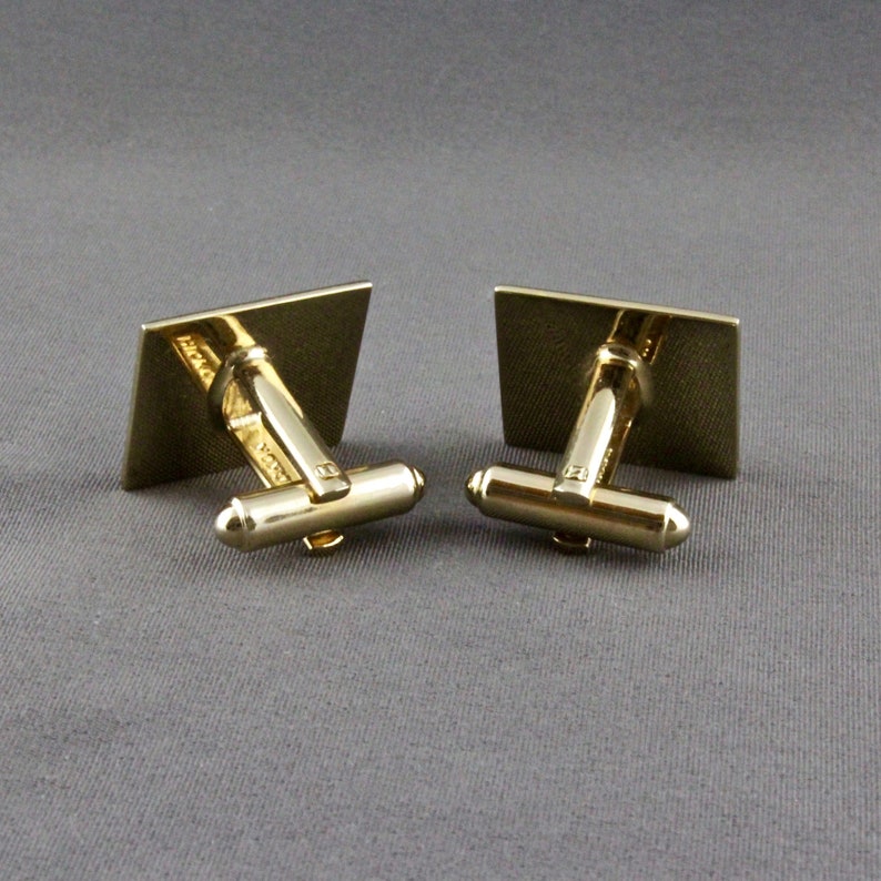 Vintage Old English Font Initial P Cufflinks By Hickok