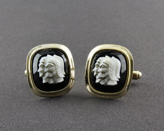 Vintage White Grey And Black Lucite Double Sparta… - image 2