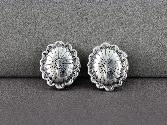 Stamped concho style native - Gem Stamped concho style native - Gem