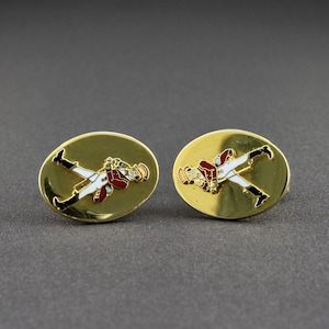 This is a rare estate curated pair of cufflinks that will be a well received and a treasured birthday gift or father’s day.