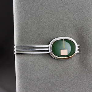 Vintage OKI Computer Chip Tie Bar Tie Clip