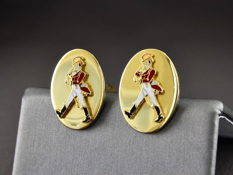 This is an authentic antique pair of cufflinks and is a sophisticated gift for him on your anniversary.