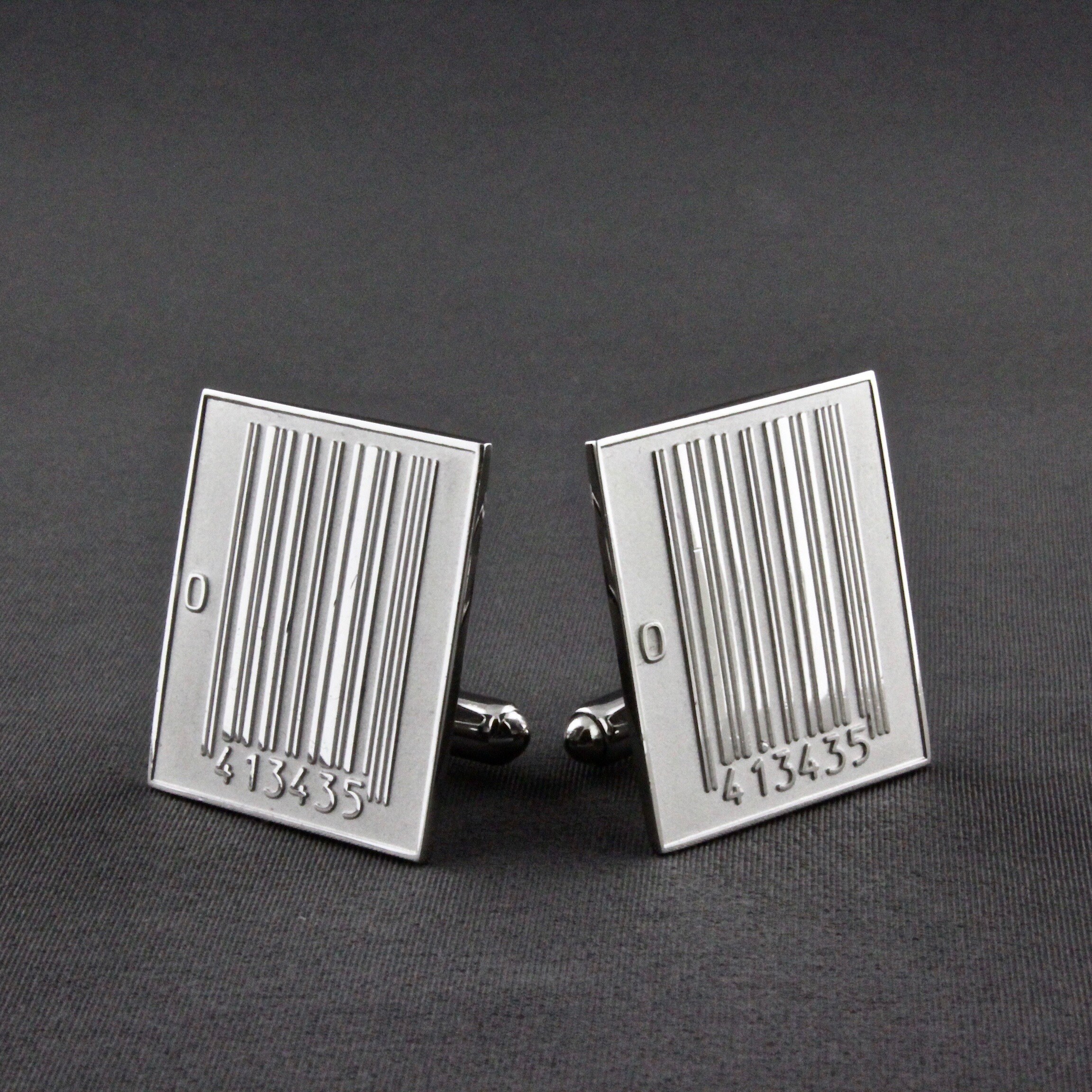 Barcode Cufflinks Barcode Cufflinks