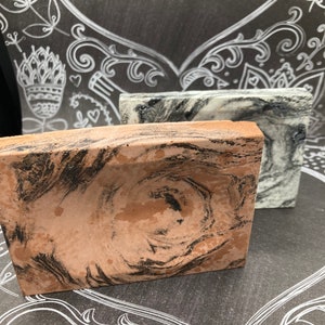 Cement soap dishes