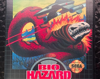 Bio Hazard Battle (Sega Genesis, 1992) Juego con caja y manual