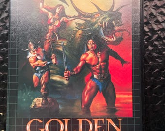 Golden Axe II (Sega Genesis, 1991) Juego con caja y manual