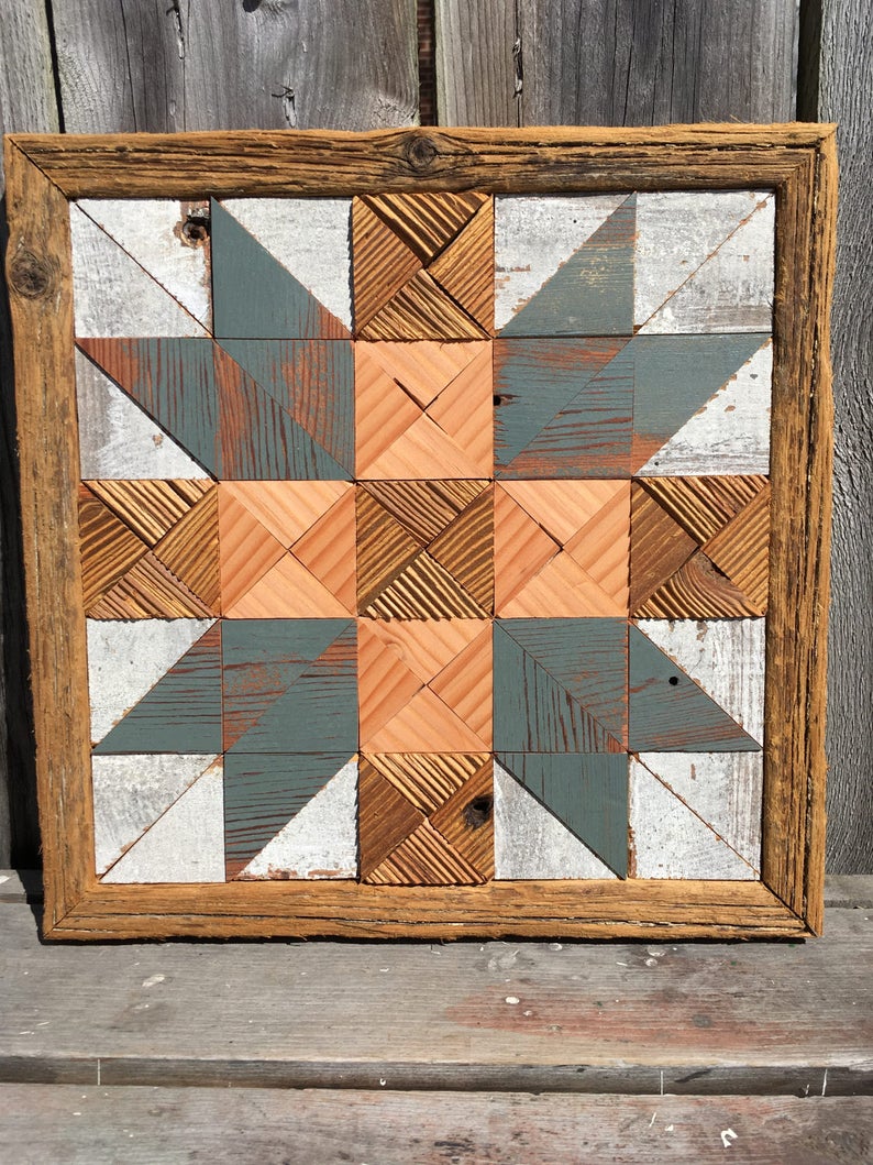 Fathers Choice Quilt Block Recycled Barn Wood Upcycle Wood Etsy