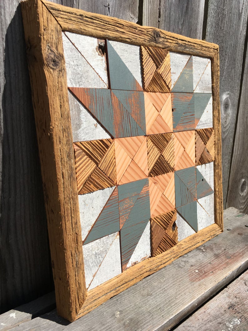 Fathers Choice Quilt Block Recycled Barn Wood Upcycle Wood Etsy