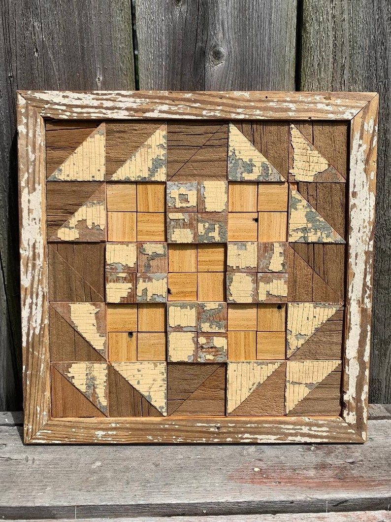 Tic Tac Toe quilt block, recycled barn wood, upcycle wood, historic