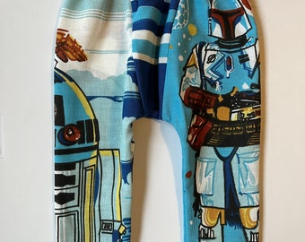 12-18 Month Vintage Star Wars fabric baby jogger pants