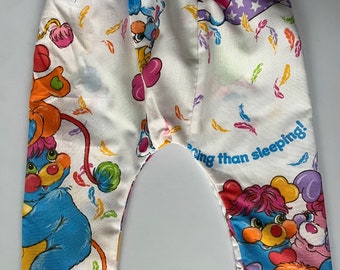 18-24 Month Vintage 1980's Popples fabric baby jogger pants
