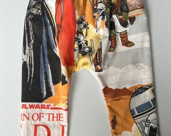 18-24 Month 1983 Vintage Star Wars fabric baby jogger pants - Return of the Jedi