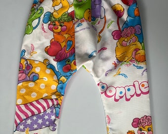 18-24 Month Vintage 1980's Popples fabric baby jogger pants