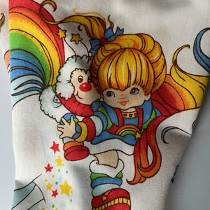 18-24 Month Vintage Rainbow Brite fabric 1983 baby jogger pants image 7