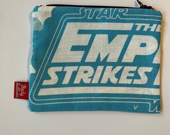 Vintage 1979 Star Wars fabric zippered pouch - The Empire Strikes Back