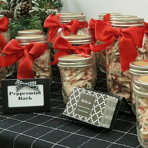 Peppermint Bark (4 oz) - Mason Jar Gift