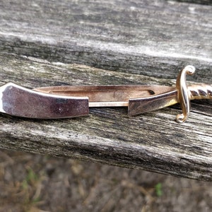 Vintage Sword Tie Clip. Groomsmen Gift, Birthday, Anniversary, Dad. Valentine's, Father's Day, Christmas.