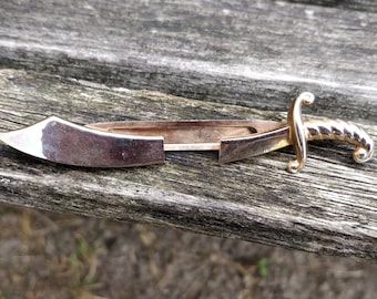 Vintage Sword Tie Clip. Groomsmen Gift, Birthday, Anniversary, Dad. Valentine's, Father's Day, Christmas.