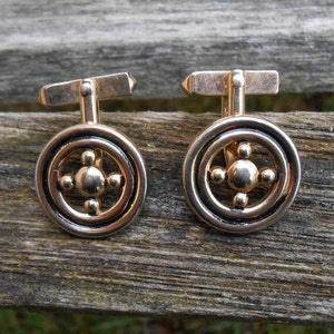 Vintage Abstract Cufflinks. Wedding, Groom, Groomsmen Gift, Birthday, Anniversary, Dad.