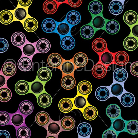 colorful fidget spinner