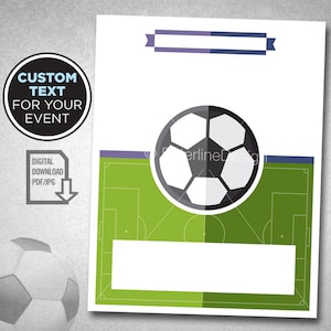 Soccer Tournament - Soccer Theme - Soccer Birthday Invitation – Soccer Party - Soccer Flyer – Invitation Custom Digital Download