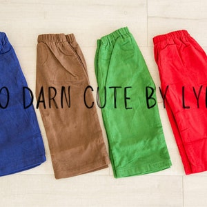Boys Corduroy Pants