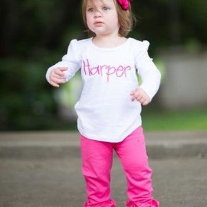 Girls Ruffle Pants