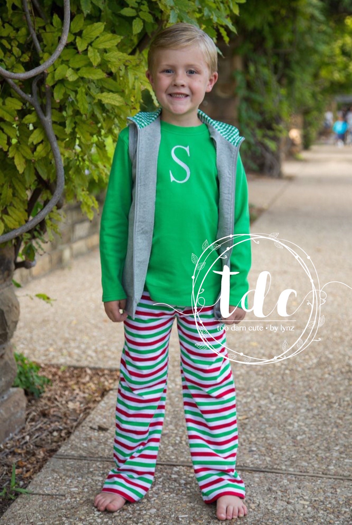 Boys Knit Striped Pants - Etsy