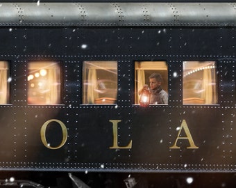Polar Train Digital Backdrop