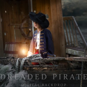 Pirate Ship in the High Seas Overlay