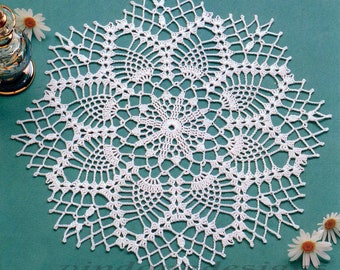 HANDMADE Lace Crochet Colored DOILY #32 - Round Doily Table Center - Home Decor- Wall Decoration + GIFT