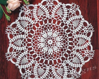 HANDMADE Lace Crochet Colored DOILY #14 - Round Doily Table Center - Home Decor- Wall Decoration + GIFT