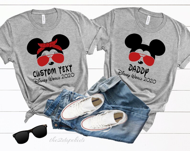 etsy disney shirts for family