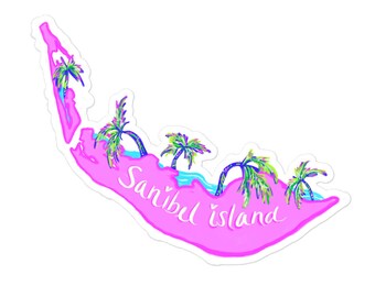Sanibel Island Sticker/Beach Sticker/Bubble-free stickers
